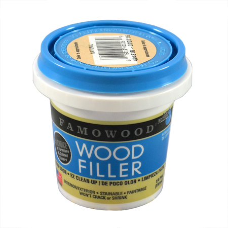 ECLECTIC PRODUCTS 1/4 Pt Natural Famowood Water-Based Latex Wood Filler 40042126